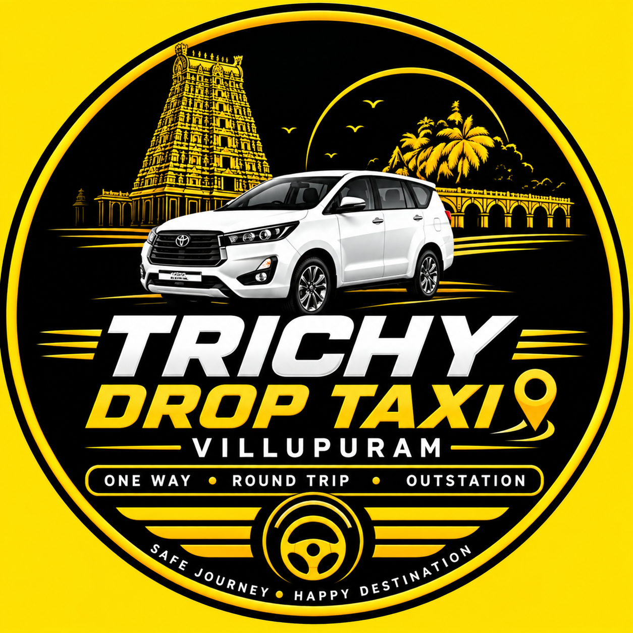 Trichy Drop Taxi Logo